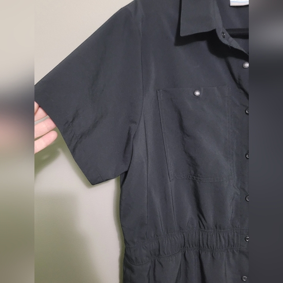Columbia Black Short Sleeve Utility Shorts Romper XXL - Picture 7 of 11